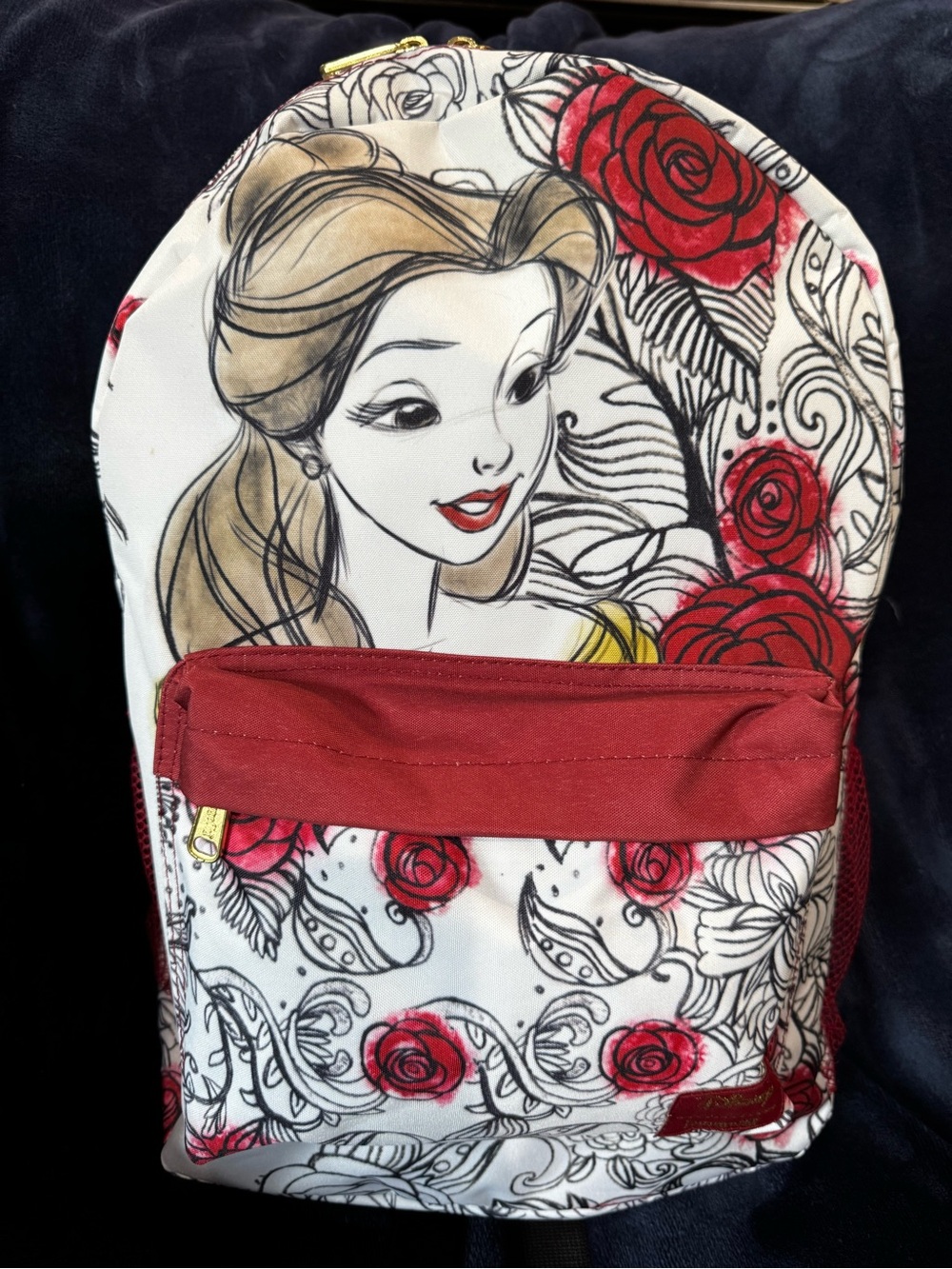 NWT Loungefly Disney Beauty and the Beast full-size backpack